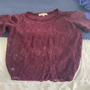 Maroon will need a shirt under it